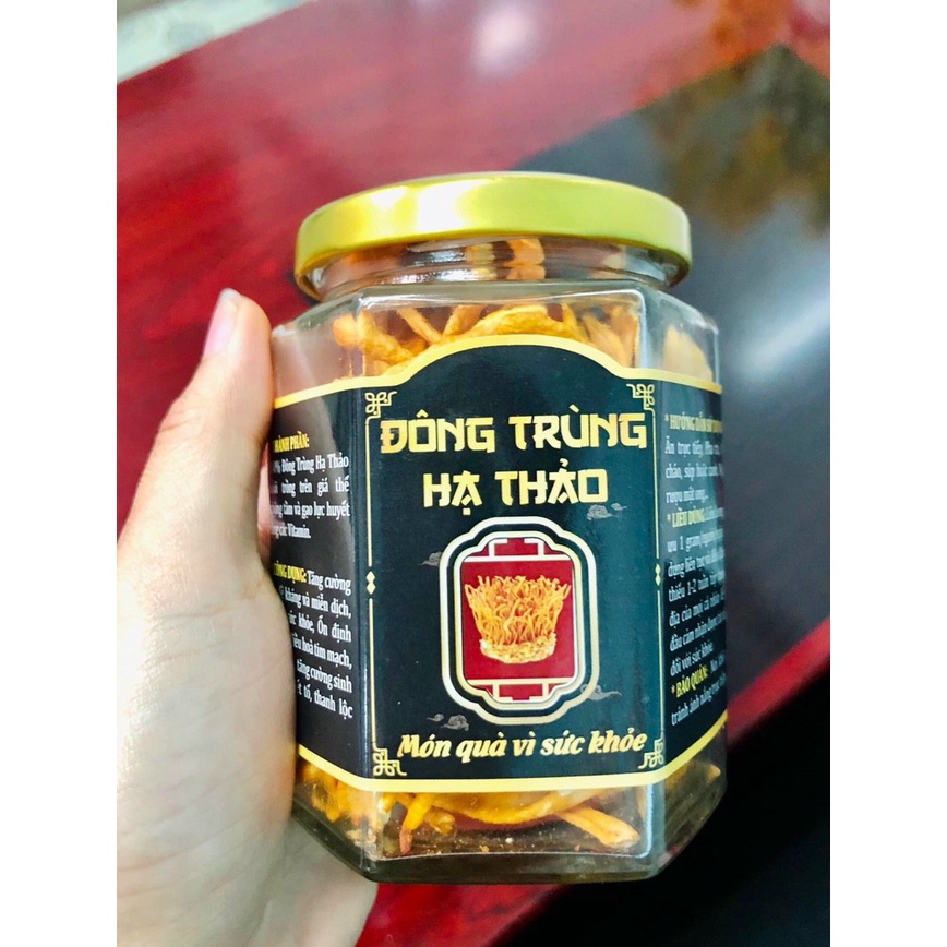 Combo 10 Tem Giấy Đông Trùng Hạ Thảo Đẹp, Sang Trọng - Phụ kiện đông trùng hạ thảo Milotech