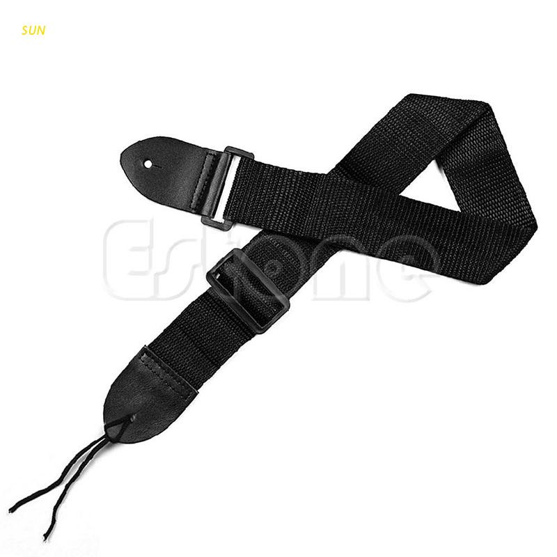 Dây Đeo Đàn Guitar Bằng Da Nylon Có Thể Điều Chỉnh