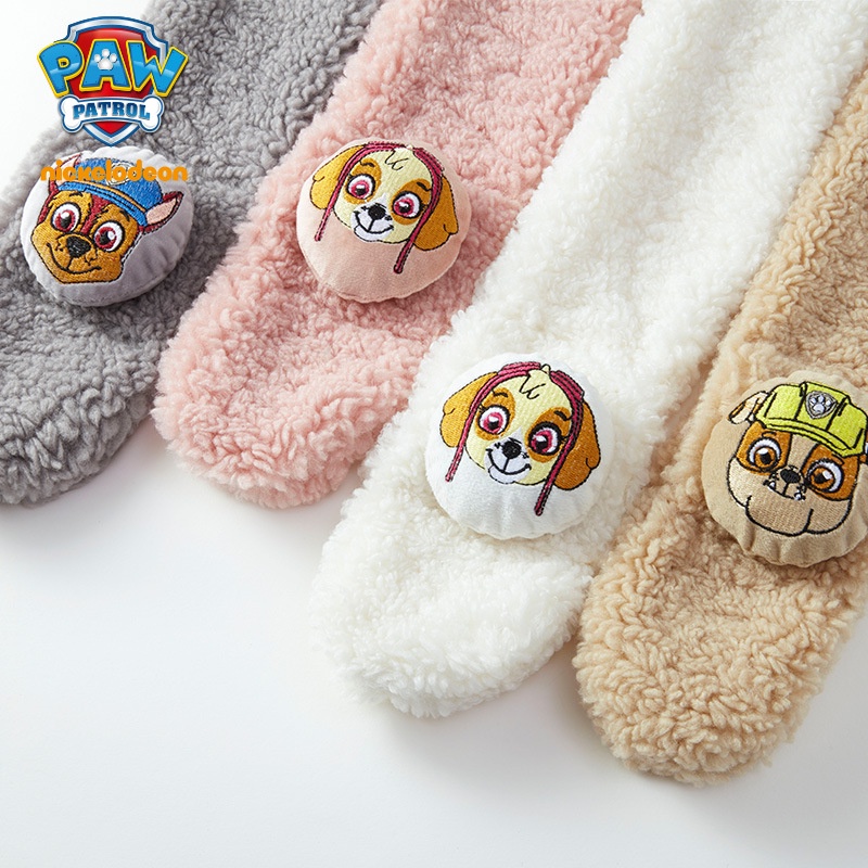 Hàng Mới Về Khăn Choàng Cổ Dệt Thật In Hoạt Hình paw patrol Thu Đông Cho Nam Và Nữ
