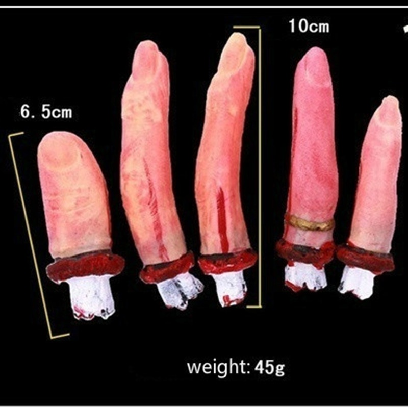 Đồ Chơi Ngón Tay Gãy Máu Trang Trí Halloween