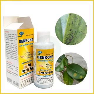 BENKONA chai 100ml - Thuốc sát trùng, diệt virut, vi khuẩn, nấm mốc, diệt rong rêu