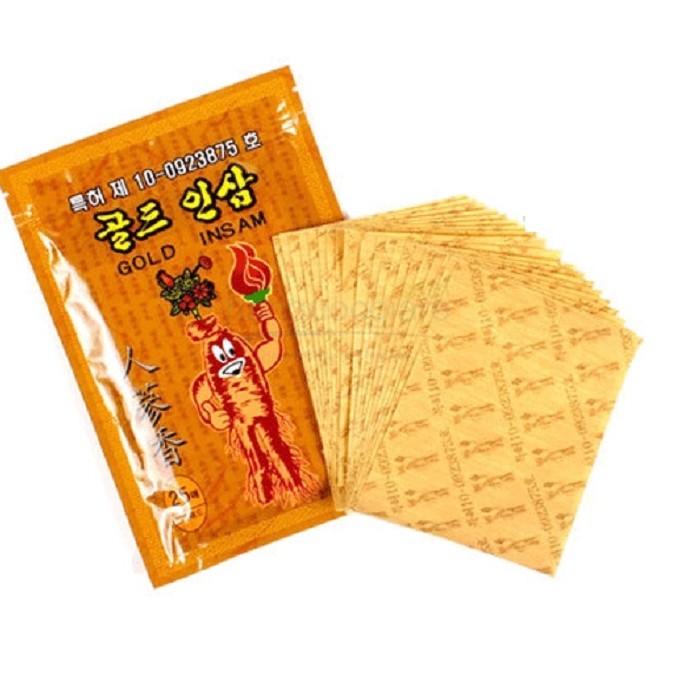 Cao Dán Hồng Sâm Gold Insam (25 miếng)