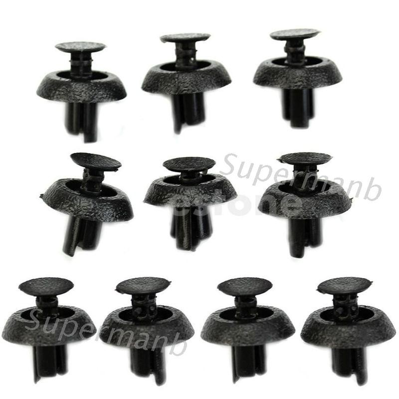 FENDER Bộ 10 Đinh Tán Nhựa 7mm Cho Xe Toyota