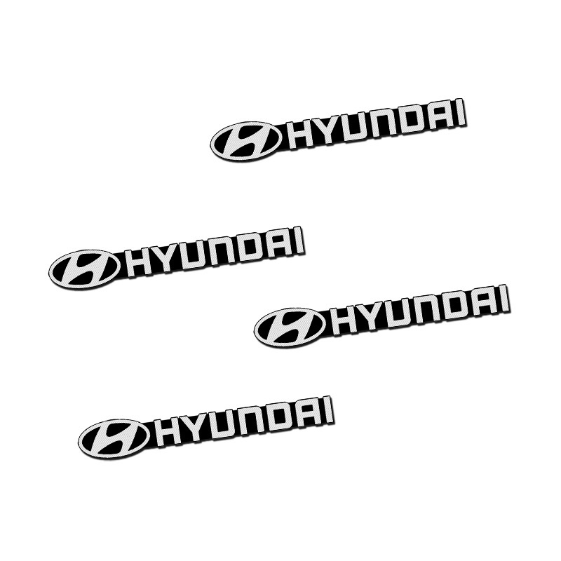 Set 4 Miếng Dán Trang Trí Loa Âm Thanh Cho Xe Hyundai Accent Reina Starex Kona Tucson Sta Sticker Dán Xe Hơi I20 Chất Lượng Cao