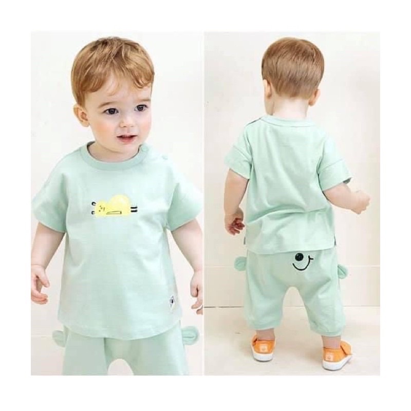 Bộ xuất Hàn cotton cho Bé