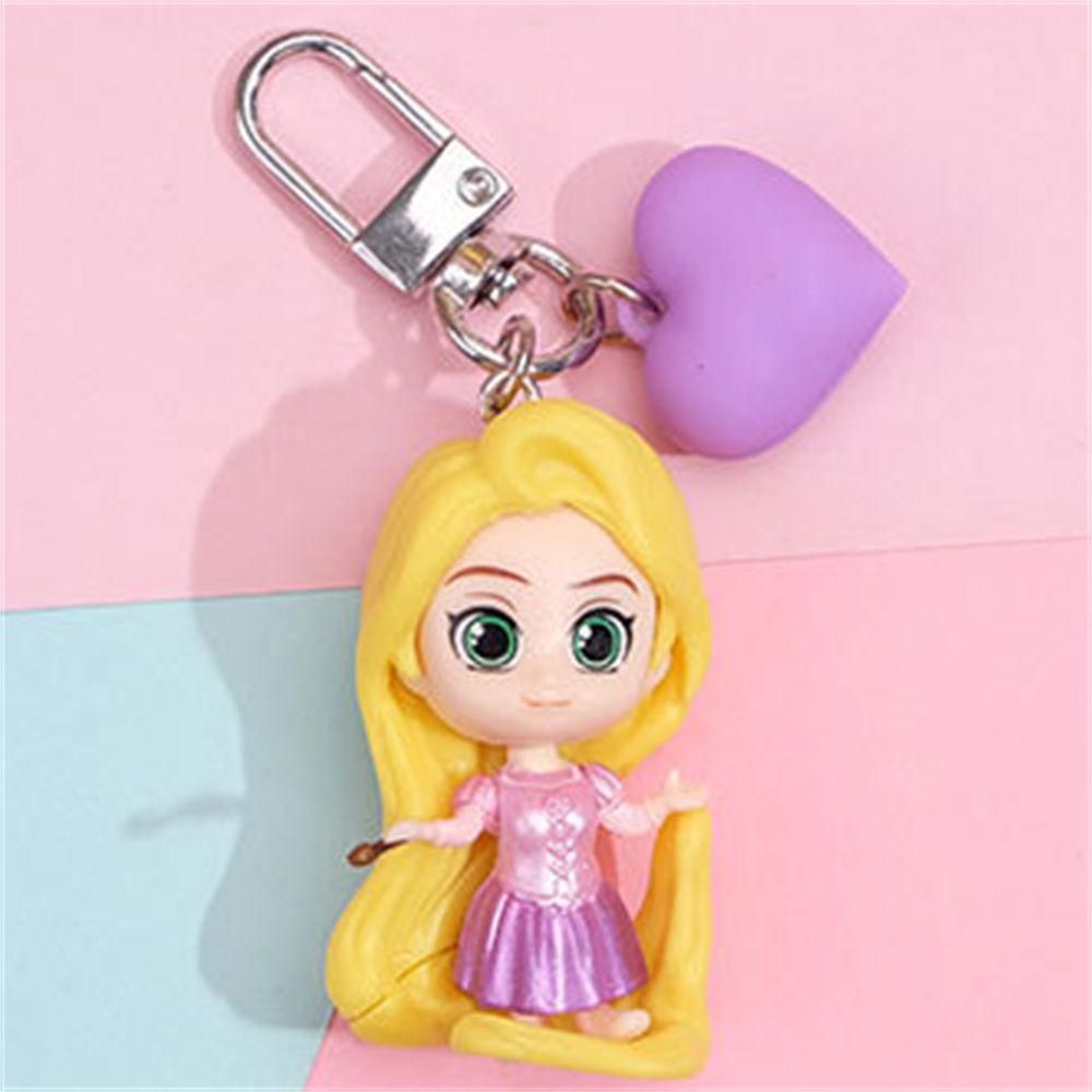 Móc Khóa Hình Công Chúa Rapunzel Dễ Thương Giá Đỡ