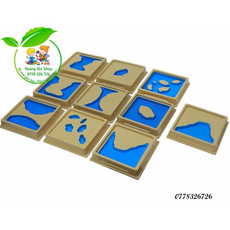 Khay tạo hình đất và nước - Land and Water Form Trays