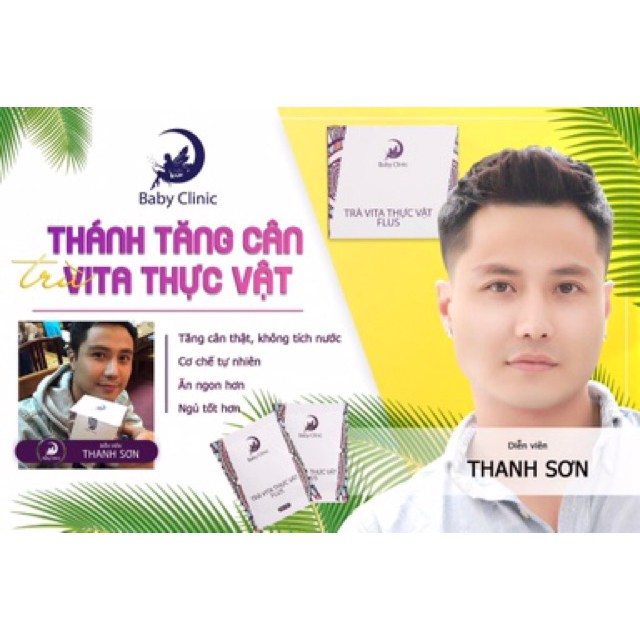 Trà tăng cân vita thực vật flus Chính Hãng