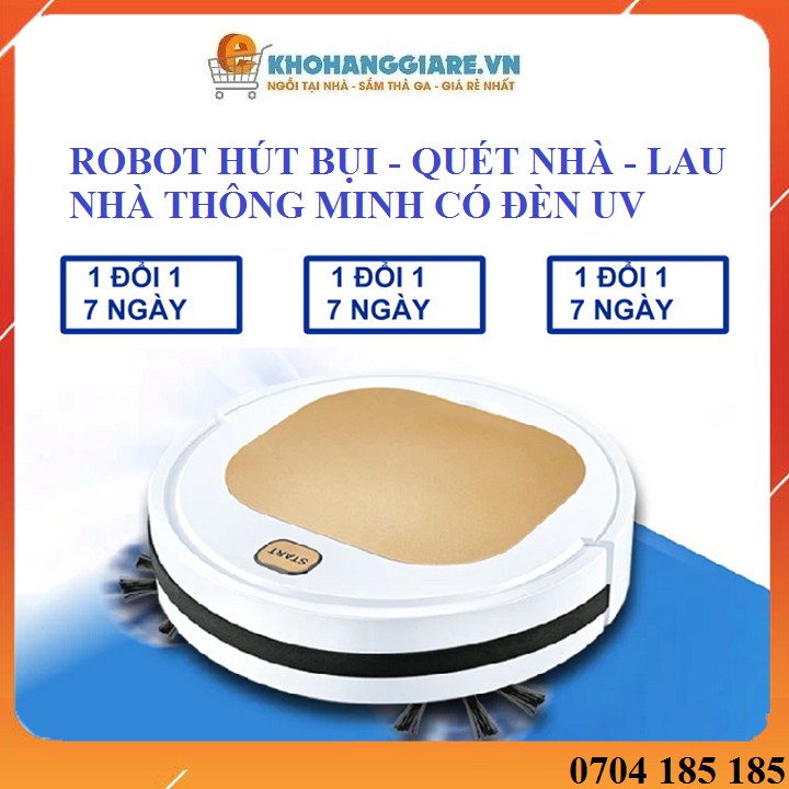 Robot hút bụi - Có bảo hành - Robot lau nhà thông minh sử dụng pin sạc model IS30 thiết bị tiện ích vệ sinh nhà cửa