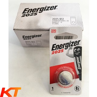 Pin CR2025 Energizer Lithium 3V (Vỉ 1 viên) Mẫu mới.