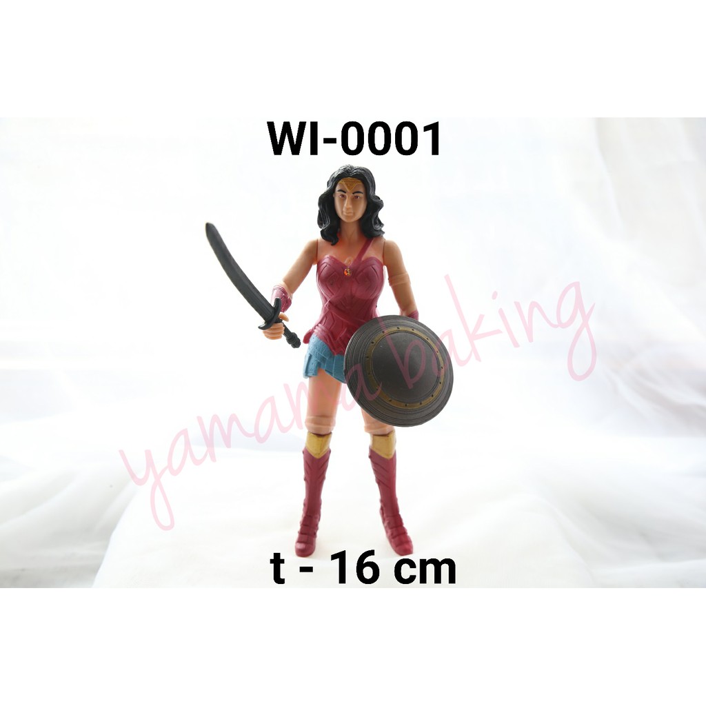 Mô Hình Nhân Vật Wonder Woman Wi-0001 Trang Trí Bánh Kem