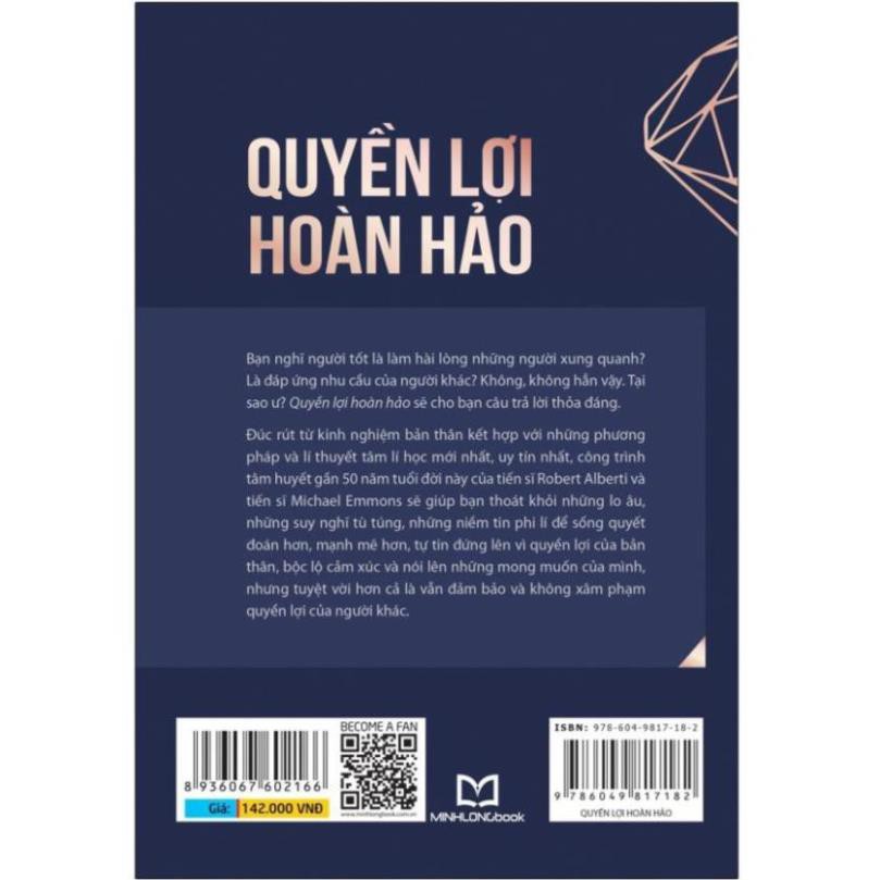 Sách: Quyền Lợi Hoàn Hảo - Quyết Đoán, Bình Đẳng Trong Các Mối Quan Hệ Và Cuộc Sống [Minh Long]