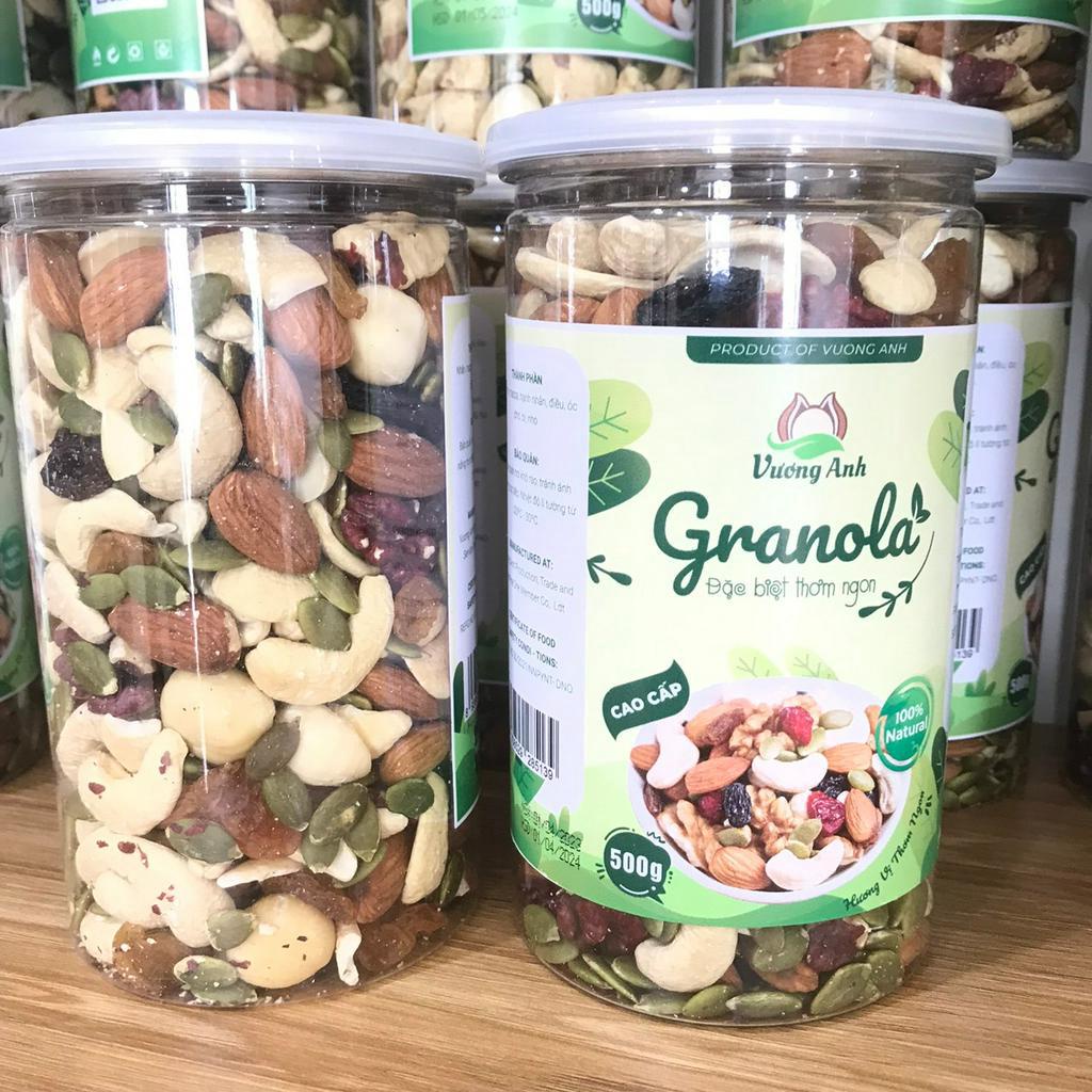 Ngũ cốc Granola siêu hạt sấy lạnh cao cấp