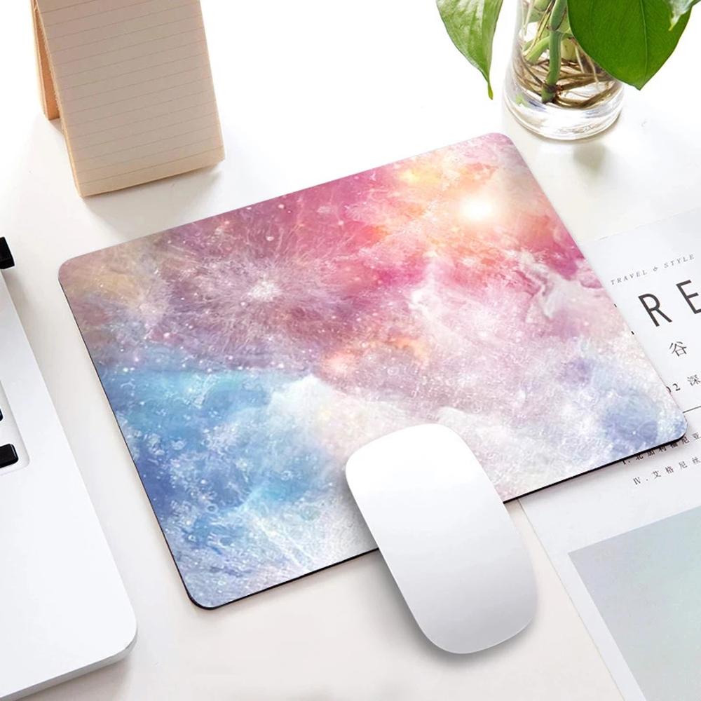 Miếng Lót Chuột Và Bàn Phím Máy Tính Họa Tiết Đá Cẩm Thạch Màu Đen