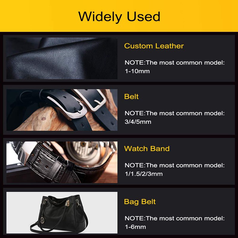 Bộ 11 Dụng Cụ Đục Lỗ Tròn Đục Lỗ Vải Bạt / Da / Vải Canvas 1-10mm