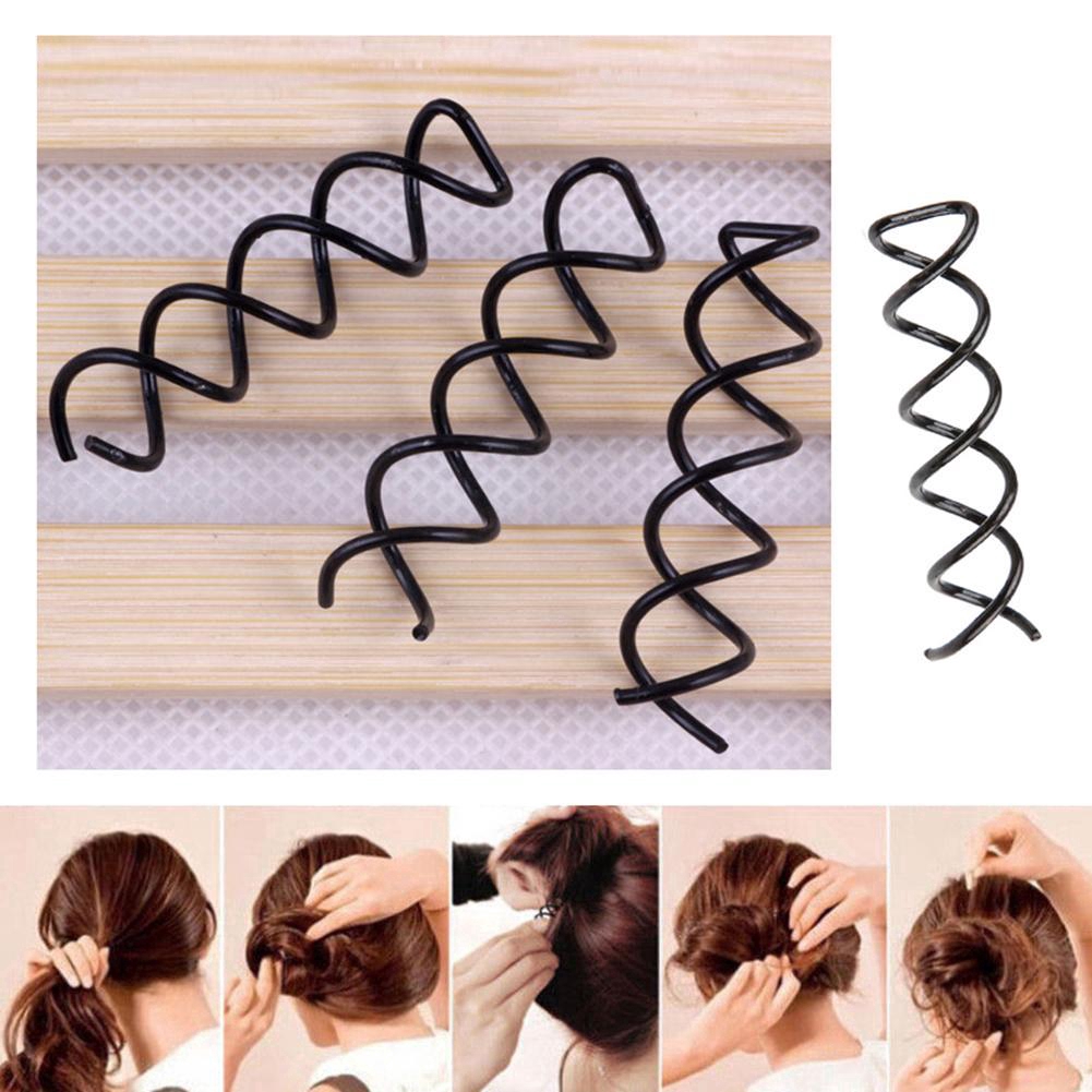 Kẹp tóc thiết kế xoắn ốc độc đáo dùng tạo kiểu tóc tiện dụng P1J3