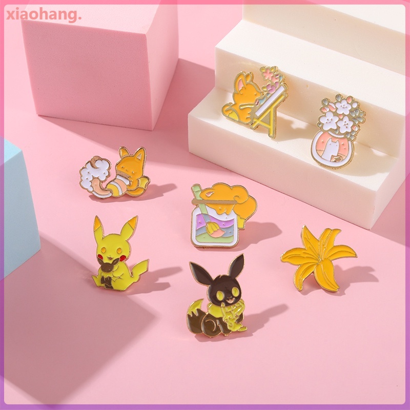 Ghim cài áo hình hoạt hình Pikachu dễ thương cho nữ