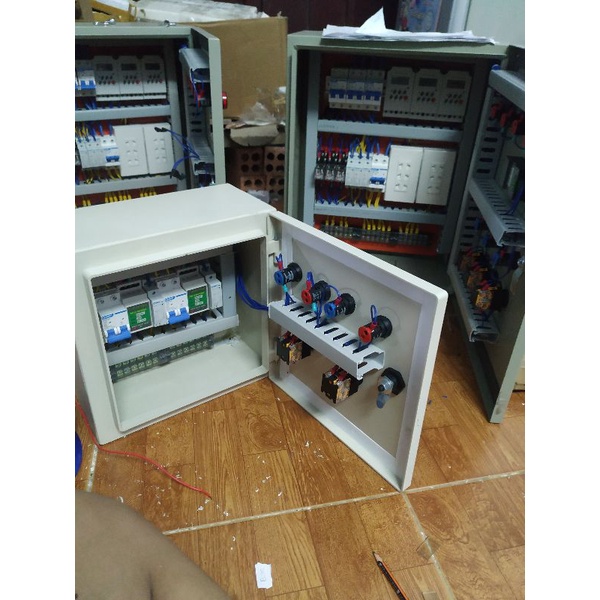 Tủ điện điều khiển cho 2 máy bơm tự động