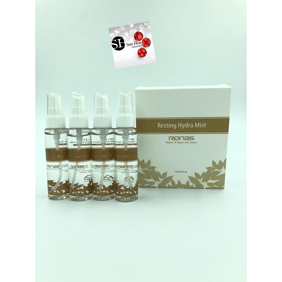 RONAS RESTING HYDRA MIST - XỊT KHOÁNG CẤP ẨM 24H