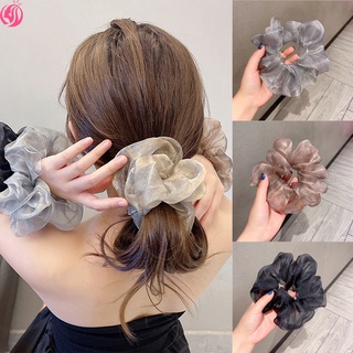 1 dây buộc tóc vải lưới cỡ lớn nữ tính thời trang cho nữ