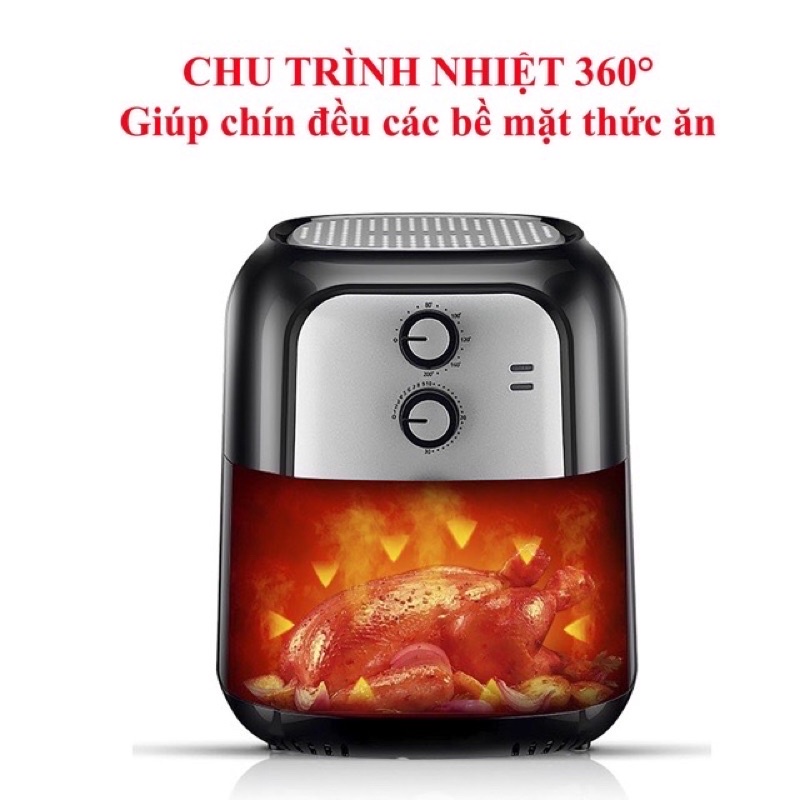 NỒI CHIÊN KHÔNG DẦU HONGXIN 6L- RH957