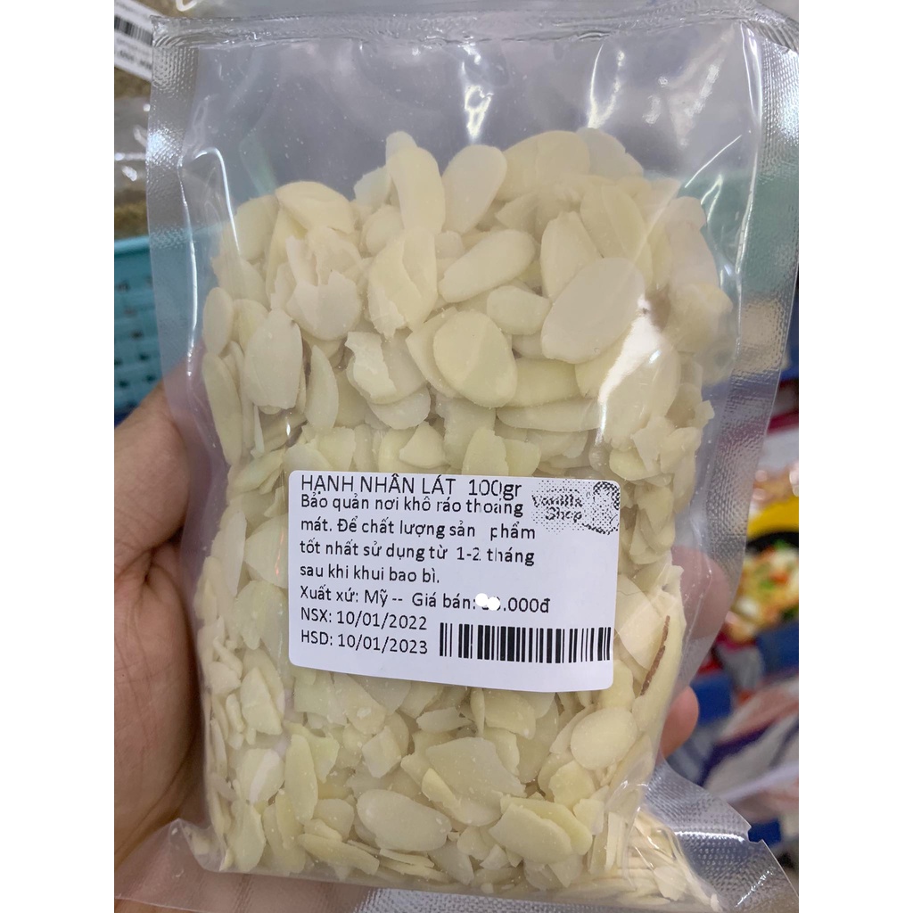 Hạnh nhân lát Mỹ gói 100gr