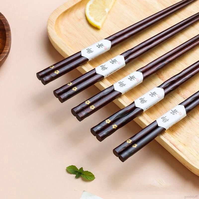 Đũa gỗ chống trượt cao cấp thiết kế tiện dụng