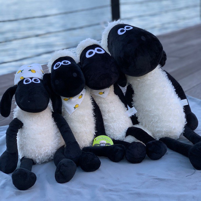 Cừu bông Shaun The Sheep lông xoắn kích thước 50 65cm Gấu Bông Hama