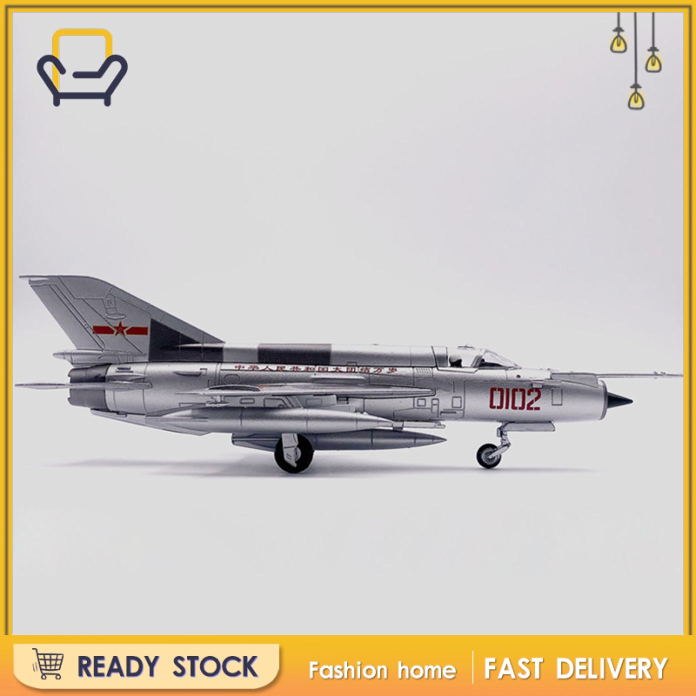 AIRCRAFT MODEL Mô Hình Máy Bay Chiến Đấu Mig-21 Tỉ Lệ 1 / 72