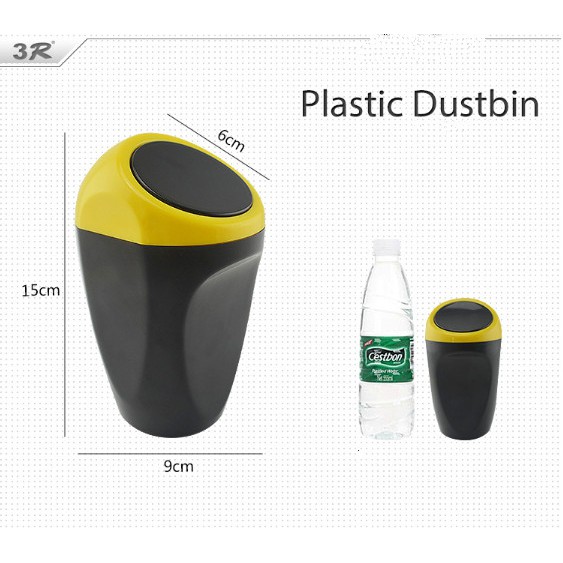 Thùng rác mini trên ô tô 3R Plastic Dustbin - King Of Prussia