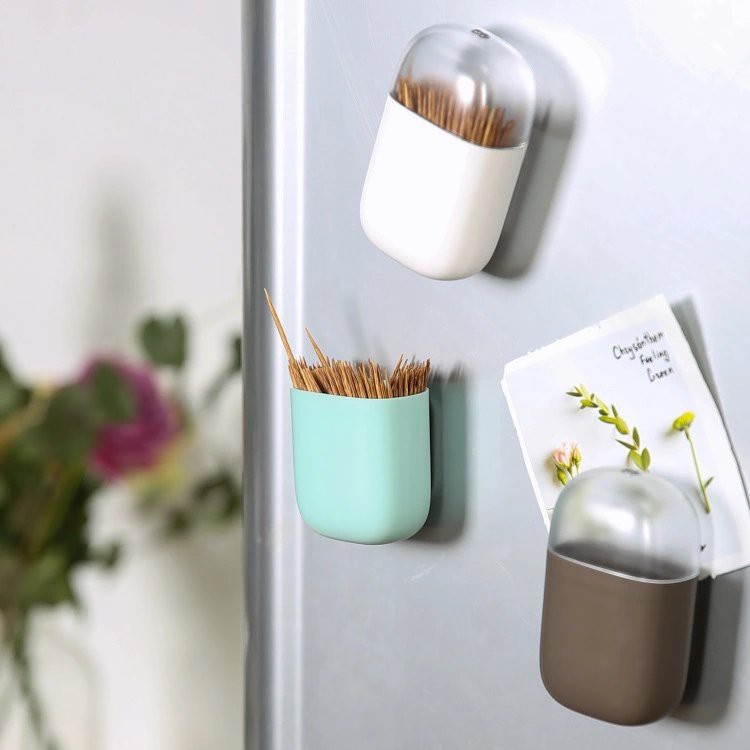 Lọ đựng tăm hít tủ lạnh tiện dụng