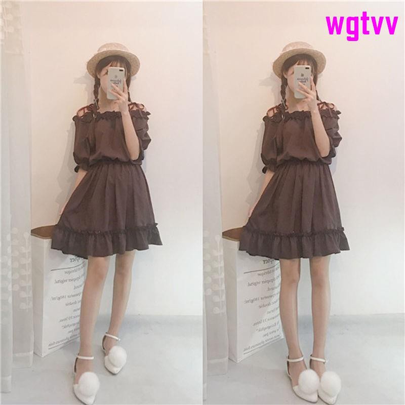 Đầm Yếm Dáng Rộng Thời Trang Lolita Hàn Quốc 2020 Dành Cho Nữ