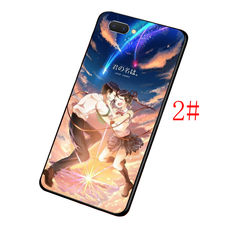 Ốp Lưng Silicone Hình Anime Your Name Cho Oppo F3 F5 F7 F9 F11 F15 F17 X2 Pro A7X A73