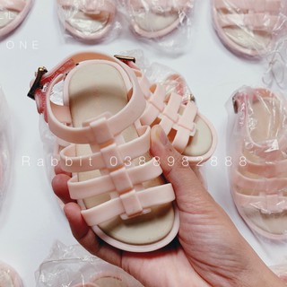 Sandal rọ đen hồng - RABBITSHOP