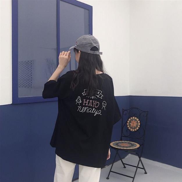 [S02][HÌNH THẬT] Áo thun nữ nam unisex căp đôi áo phông nữ tay lỡ HaYo siêu hot hàng rất đẹp-BT008
 | BigBuy360 - bigbuy360.vn