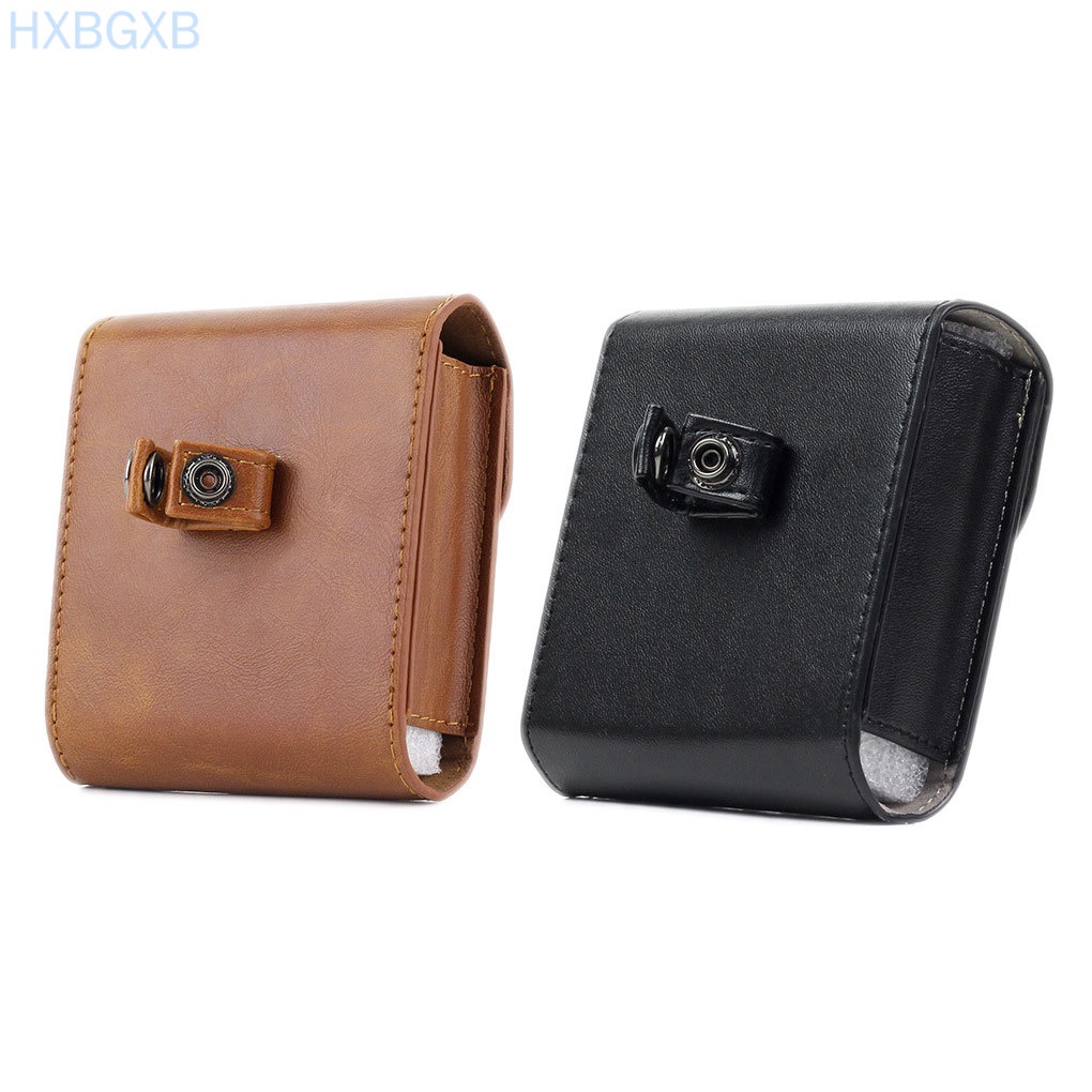 HXBG Square Camera Photo Sheets Storage Bag Leather Case Replacement For Instax SQ20/SQ10/SQ6/SP-3