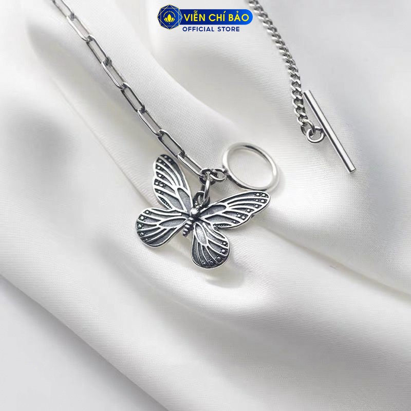 Lắc tay bạc nữ Cánh bướm Butterfly chất liệu bạc Thái 925 thời trang phụ kiện trang sức nữ Viễn Chí Bảo L000276