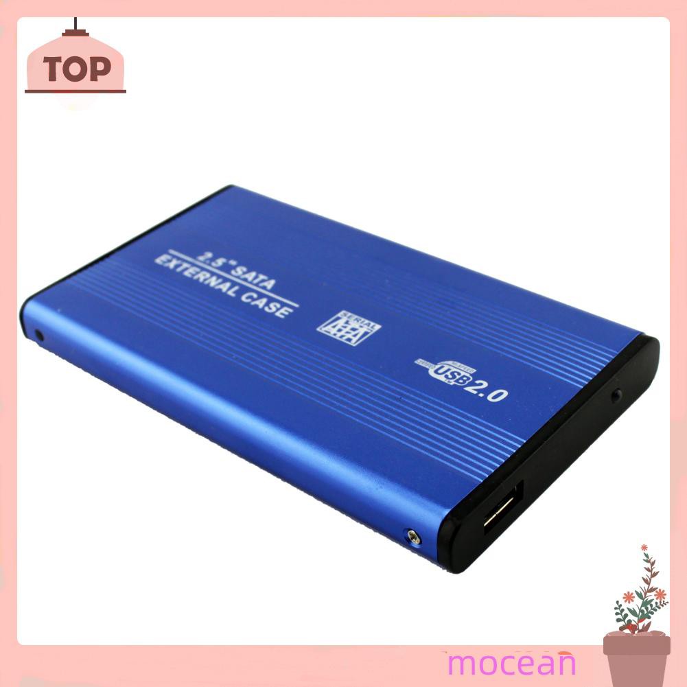 Hộp Đựng Ổ Cứng Ngoài Mocean 2.5 Inch Usb 2.0 Sata Bằng Hợp Kim Nhôm Ốp