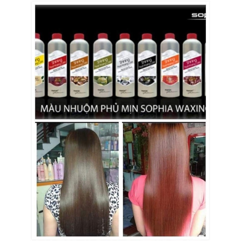 Màu nhuộm phủ mịn Sophia Plattinum Pearl Waxing Color 530ml