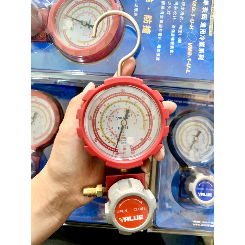 Đồng Hồ Nạp Gas Đơn VALUE ( RẺ VÔ ĐỊCH ),đồng hồ cao áp và thấp áp, Value là hãng được thợ tin dùng nhất