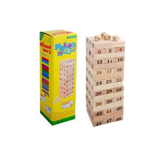 Trò chơi rút gỗ 54 thanh wood loại lớn