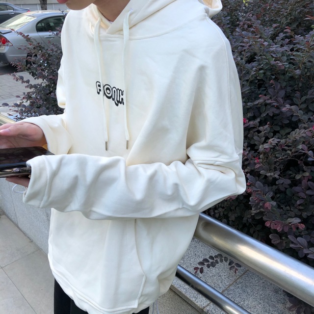 F Hoodie - Cream White