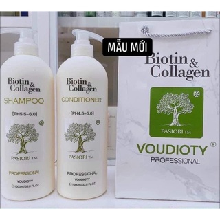 Cặp dầu gội - xả biotin collagen 500ml, 1000ml