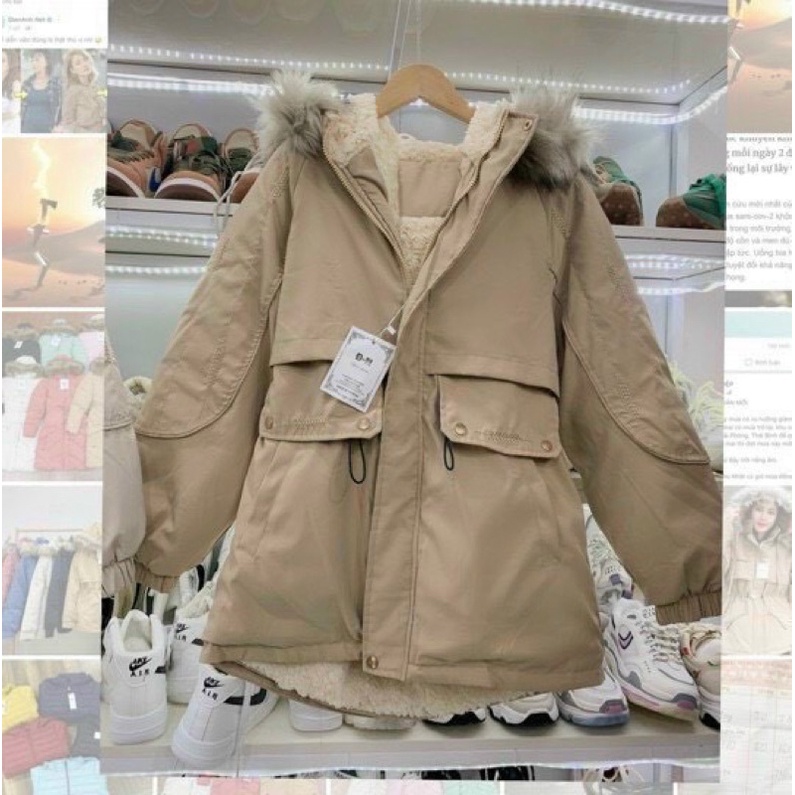 [Bán sỉ ] xả kho parka phao kaki lót lông siêu dầy hàng hót 20