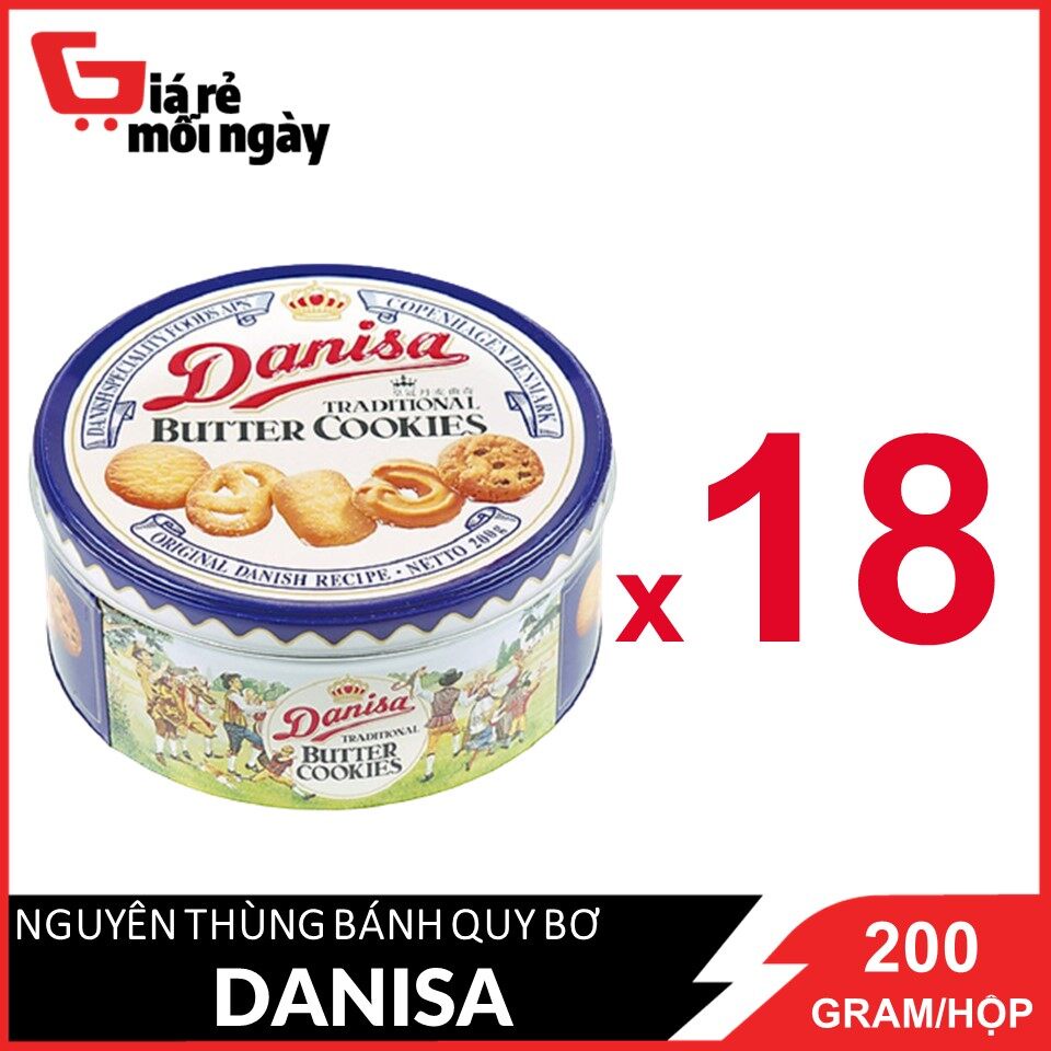 [Q.3] QUẬN 3 [HỎA TỐC] [RẺ NHẤT SHOPEE] THÙNG BÁNH DANISA BÁNH QUY BƠ HỘP THIẾC DATE MỚI NHẤT 200G 454G 618G