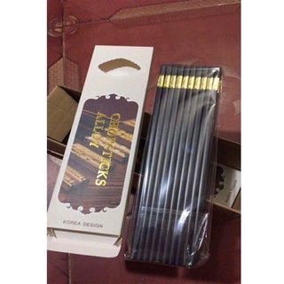 Set 10 đôi đũa mạ vàng chống mốc Hàn Quốc