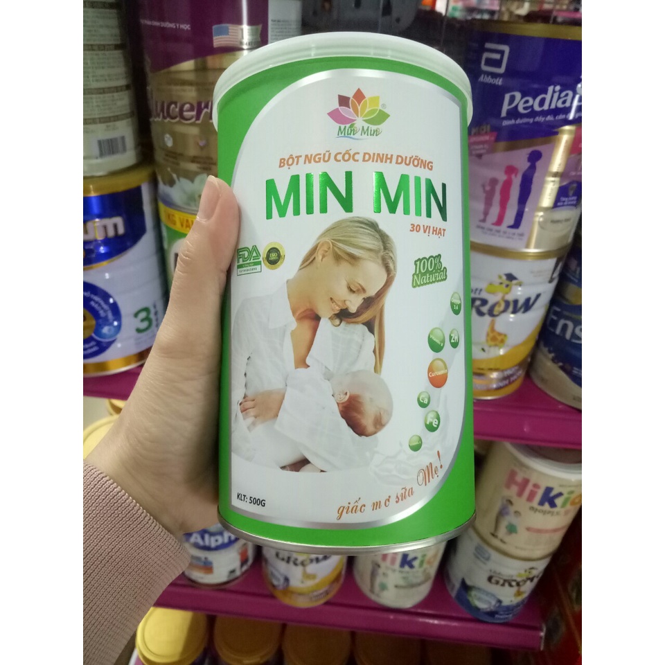 [TẶNG QUÀ] BỘT NGŨ CỐC MIN MIN HỘP 500G