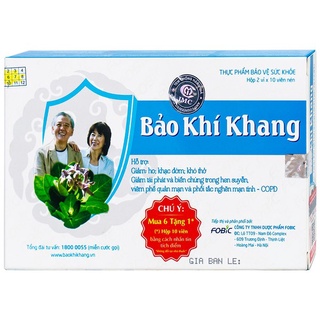 Bảo khí khang Hộp 20 viên