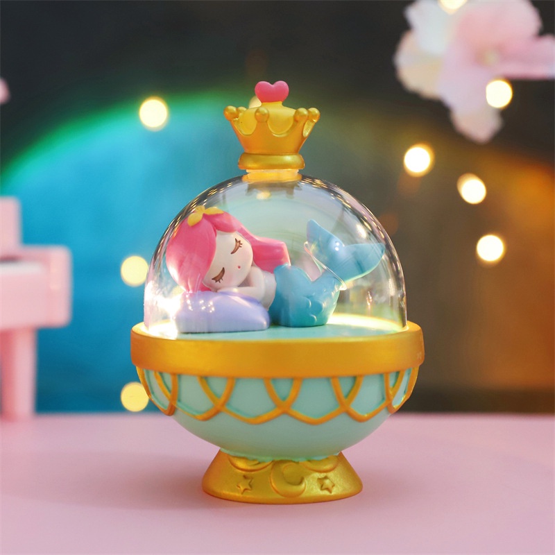 Đèn Ngủ Để Bàn Hình Công Chúa Hoạt Hình Sáng Tạo