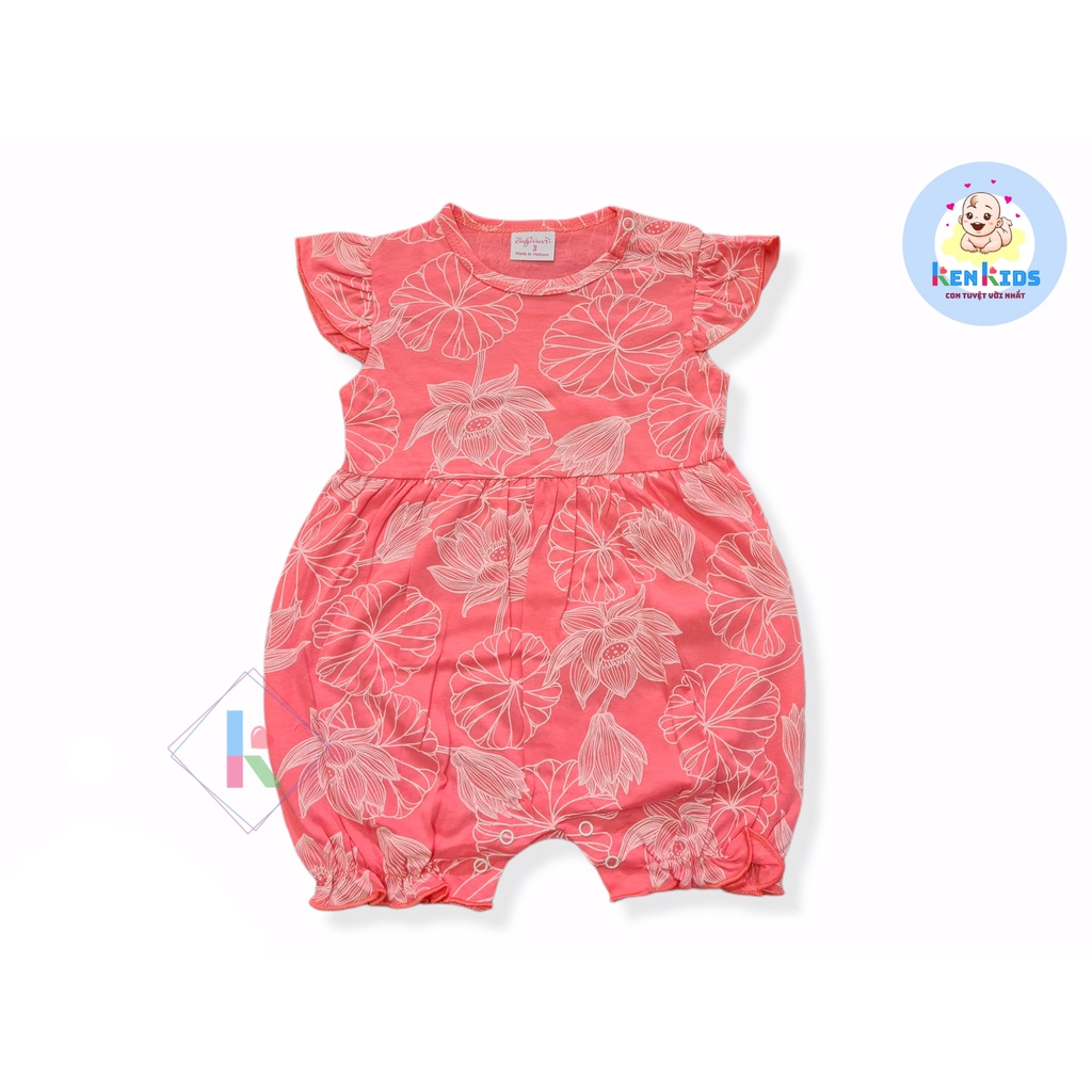 COMBO 3 Bodysuit - Body đùi nhiều màu cho bé gái BabyWear - 3 bộ